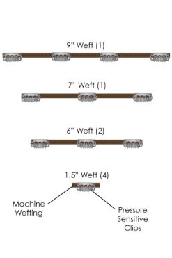 Alternative view of easiXtend Pro 16" Human Hair Extensions
