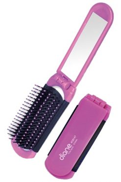Pop Up Folding Mirror Brush