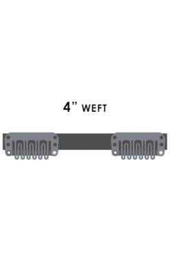 Alternative view of Easipiece 4" width - Human Hair