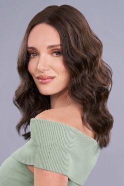 Alternative view of Top Trend Lace HD Wavy 14" Synthetic Topper