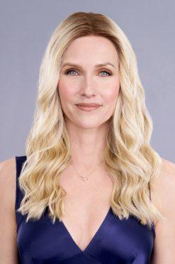 Alternative view of Top Trend Lace HD Wavy 18" Synthetic Topper